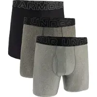 Under Armour Boksershorts grå / grå-meleret / sort