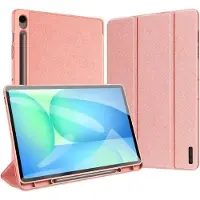 DUX Samsung Galaxy Tab S10 FE+ Domo Tri-Fold Smart Folio Cover - Pink