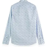 Scotch & Soda Allover Print Skjorte Med Lange ærmer