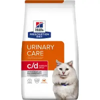 Hill's Pet Nutrition PRESCRIPTION DIET Feline c/d Multicare Stress Dry cat food Chicken 8 kg