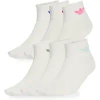 Adidas Originals Strømper - 6-pak - Hvid - - 31/33 - Strømper