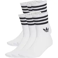 Adidas Sokker '3-Stripes Crew 6 Pairs' sort / hvid