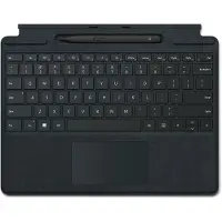 Microsoft Surface Pro Keyboard - Tastatur - med trackpad, accelerometer, Surface Slim Pen 2 opbevaring og opladningsbakke - QWERTY - Nordisk - sort -