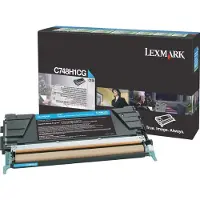 Lexmark Tonerkassette cyan 10.000 sider C748H1CG Modsvarer: N/A