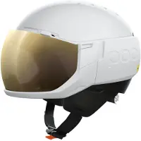 POC Levator MIPS, skihjelm med visir, hydrogen white