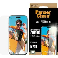 PanzerGlass Anti-Reflective Armor Screen Protector iPhone 17 Pro Max w. EasyAligner