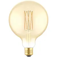 Creative Cables 2700k Golden Carbon Line Long Filament Globe 7w Led-pære