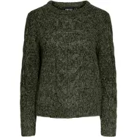 Pieces Pullover 'PCNina' mørkegrøn