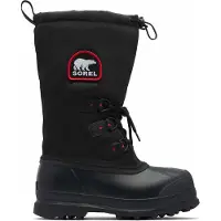 Sorel - Glacier XT M Black Red Quartz til UnisexUld - Størrelse 9 US - Sort
