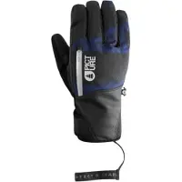 Picture Organic Clothing - Skihandsker - Madson Gloves Retro Fusion Print til Unisex - Størrelse 8 - Blå