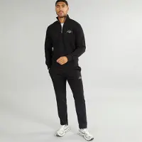 Jack & Jones Herre Mountain Åben Kant 1/4 Træningsdragt Sort