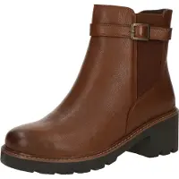 Caprice Bootie, brown, made of Leather without heel, Size 41