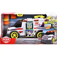 Dickie Toys Bil - Ambulance - Lys/Lyd - - OneSize - Bil
