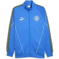 Puma Manchester City KING Anthem Jacket Men, Clothing, Hyperlink Blue/Pro Green, L