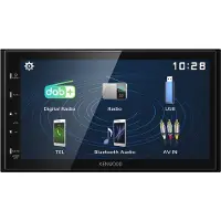 Kenwood Dmx129dab Bilradio Med Skærm
