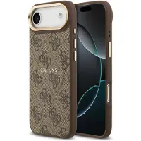 GUESS 4G PU Classic Logo MagSafe-etui til iPhone 17 Air – Brun