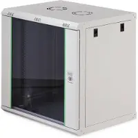 Digitus Professional Line DN-19 12-U-EC - Kabinet - vægmonterbar - grå, RAL 7035 - 12U - 19