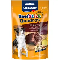 Vitakraft Økonomipakke: 7 x 70 g Beef Stick Quadros - Lever & kartoffel