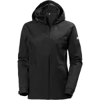 Helly Hansen Aden regnjakke, dame, sort