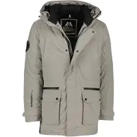 Superdry Superdrytil mænd. M5011754A Quiltet parka City grå (S), Casual, Polyester