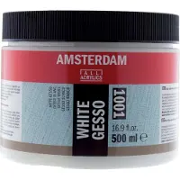 Amsterdam White gesso 1001 penselmasse, 1.0 l krukke