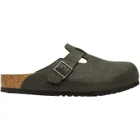 Birkenstock - Sandaler og klipklappere - Boston Wool Narrow Thyme til UnisexUld - Størrelse 39 - Grøn