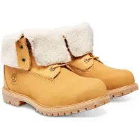 Timberland Timberlandtil kvinder. TB18329R2311 Autentiske brune vandtætte læderstøvler (36 W), Fast, 1-3 cm, Casual, Gul