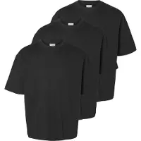 Selected Oscar Loose Fit T-shirt Med Korte ærmer 3 Enheder