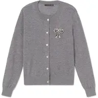 Lola Casademunt Cardigan grå-meleret / sort