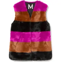 Lola Casademunt Vest brun / fuchsia / sort