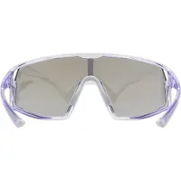 Uvex skyryse, solbriller, transparent lilla