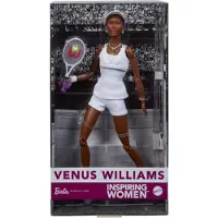 Barbie Inspiring Women Series Venus Williams modedukke med signatur tennisuniform og ketcher Inkluderer synlig emballage