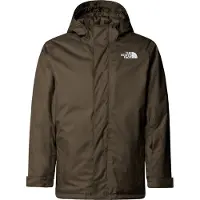 The North Face - Skijakker børn - Teen Snowquest Jacket New Taupe Green til Unisex - Børnetoj Størrelse M - Kaki
