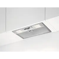 AEG DGB3523S - Hætte - tag - Niche - bredde: 49.6 cm - dybde: 26.1 cm - udtrækning og recirkulation (-) - grå