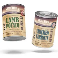 Seberus Chicken & Lamb kornfrit vådfoder til hunde - mixpakke