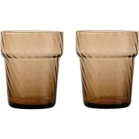 By On Opacity drikkeglas 30 cl 2-pak Brun
