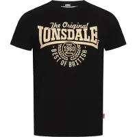 Lonsdale Bluser & t-shirts 'Bethersden' ecru / sort