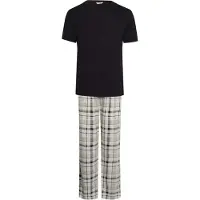 Dagi Pyjamas lang grå / sort / hvid