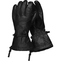 Norrøna - Outdoortøj dame - Trollveggen Gore-Tex Gloves Caviar Black til UnisexUld - Størrelse L - Sort