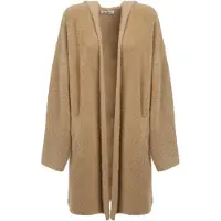 Influencer Lang cardigan camel