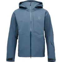 Black Diamond - Skijakker - M Recon Stretch Shell Midnight Blue til UnisexUld - Størrelse S - Blå
