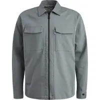 Cast iron Tech Overshirt ed Lynlås Story Grå Blå åle