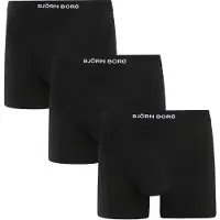 Björn Borg økologiske boxershorts 3-pak sort Sort måle