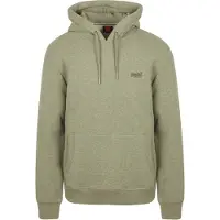 Superdry Superdrytil mænd. M2014404A Essential Logo Hoodie grøn (XXL), Casual, Bomuld