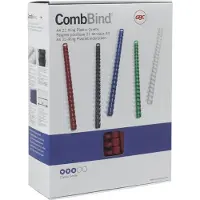 GBC CombBind indbindingsryg Combs 51mm A4 21R sort Hvid