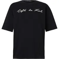 Karl Lagerfeld Shirts 'x Jorge Parra' sort / hvid