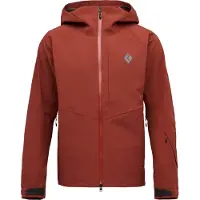 Black Diamond - Skijakker - M Recon Stretch Shell Iron Red til UnisexUld - Størrelse L - Rød