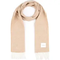 Profuomo Tørklæde Lys Lammeuld Beige