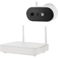 ABUS PPIC91000, IP-sikkerhedskamera, Indendørs & udendørs, Trådløs, Loft/væg/skrivebord, Sort, Hvid, IP65