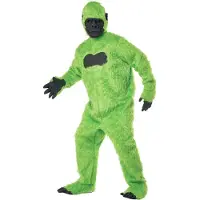 California Costumes California kostumer: Gr?n Gorilla Suit Costume Herre One Size